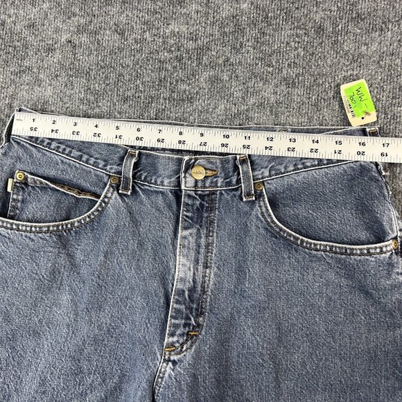 LL Bean Men Jeans Double L Classic Fit 34x31 Blue Cotton Denim - Picture 5 of 12